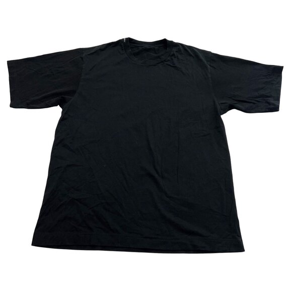 Dolce & Gabbana Logo Crew Neck Plain T-Shirt in Black - Picture 1 of 7